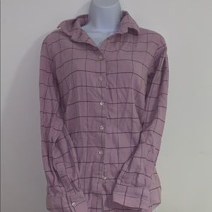 Pink Lands’ End Flannel